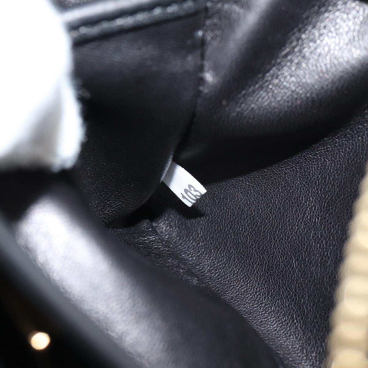 Prada Ribbon, Black, Leather, shoulder