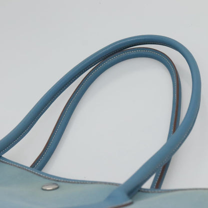 Hermès Garden Party, Blue, Canvas, tote