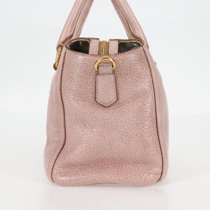 Prada Vitello, Pink, Leather, handbag