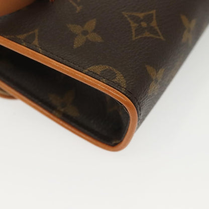 Louis Vuitton Florentine, Brown, Canvas, shoulder