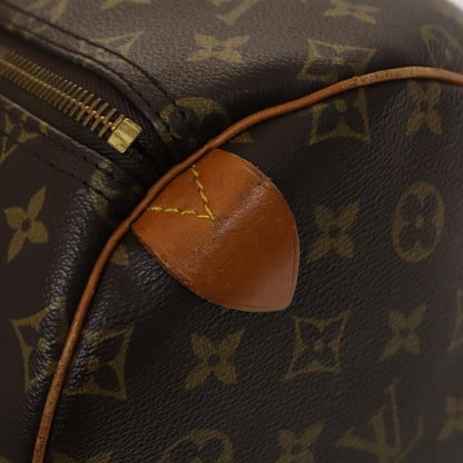 Louis Vuitton Keepall 55, Brown, Canvas, travel