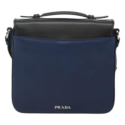 Prada, Black, Leather, shoulder
