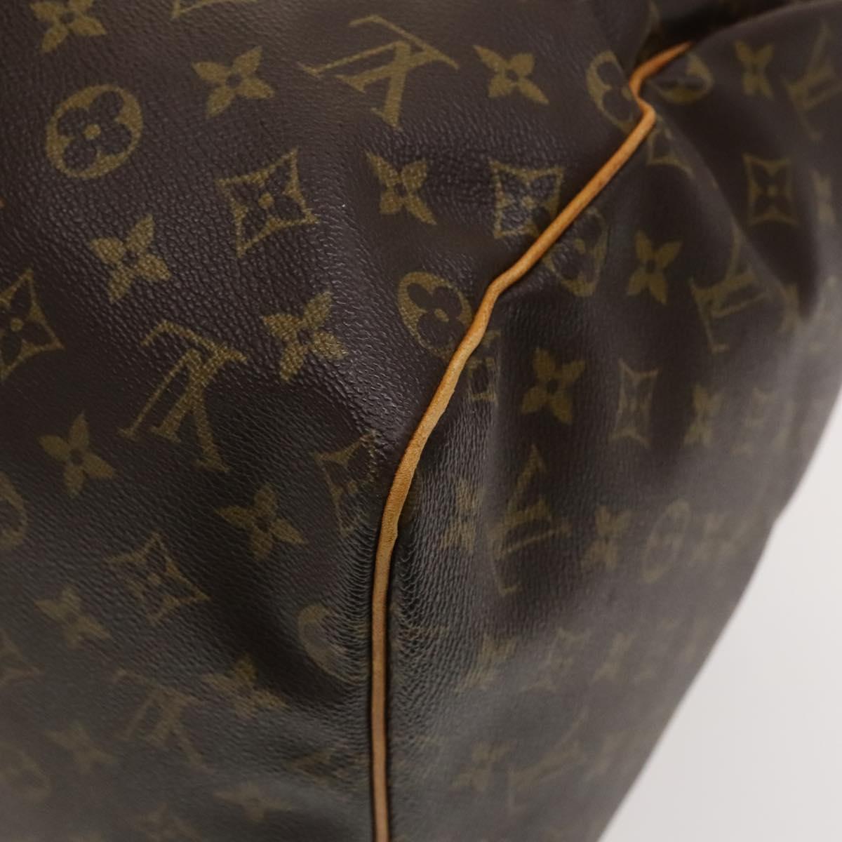 Louis Vuitton Keepall 55, Brown, Canvas, travel