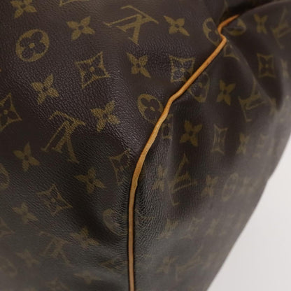 Louis Vuitton Keepall 55, Brown, Canvas, travel