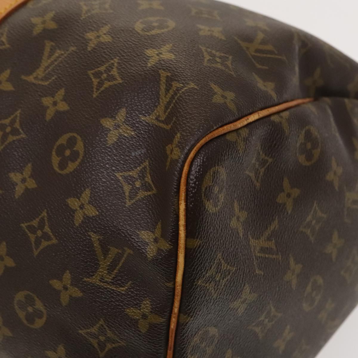Louis Vuitton Keepall 45, Brown, Canvas, travel