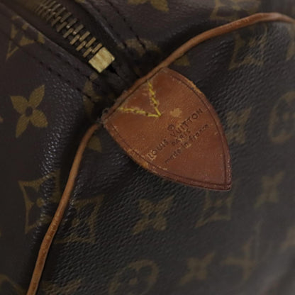 Louis Vuitton Keepall 55, Brown, Canvas, travel