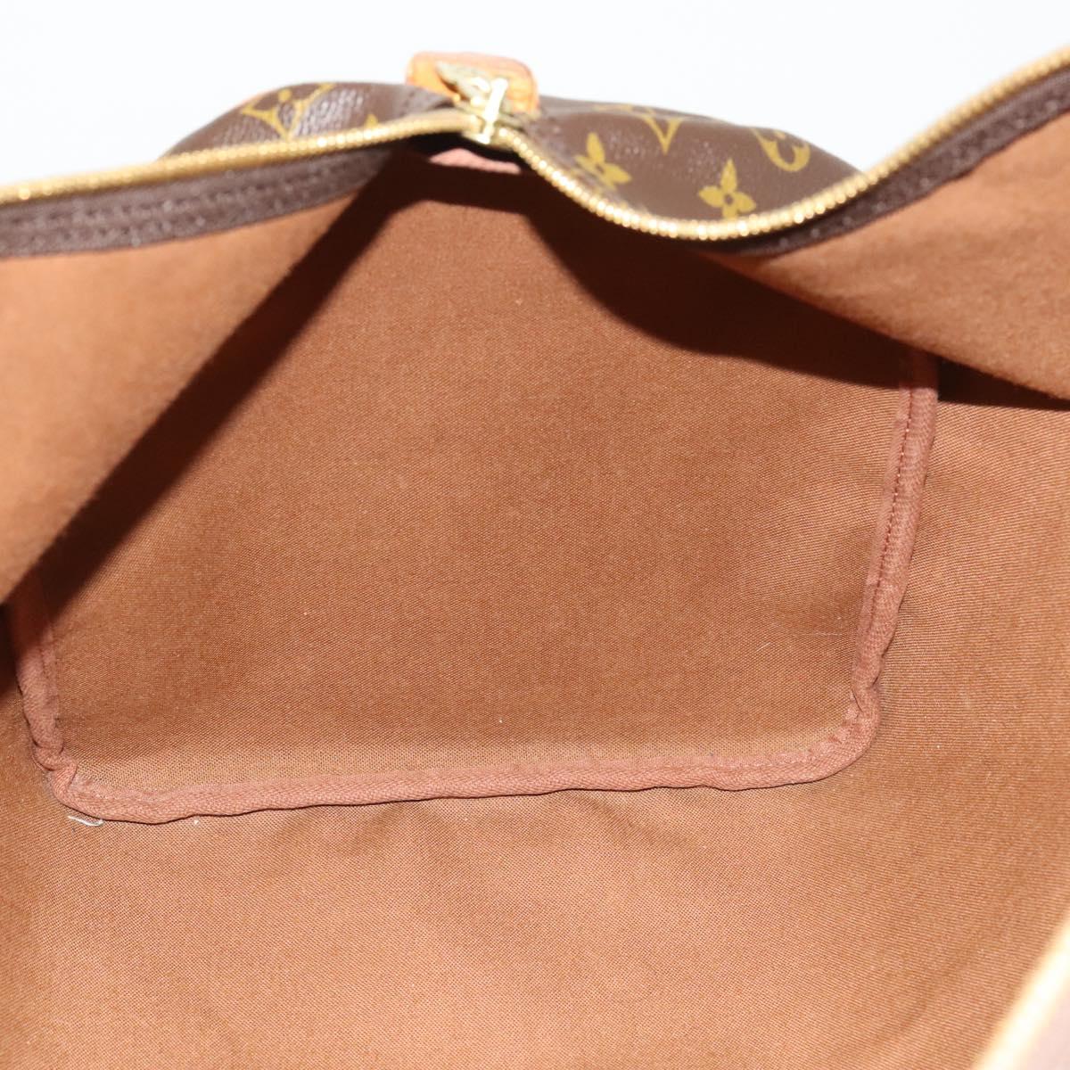 Louis Vuitton Keepall 55, Brown, Canvas, travel