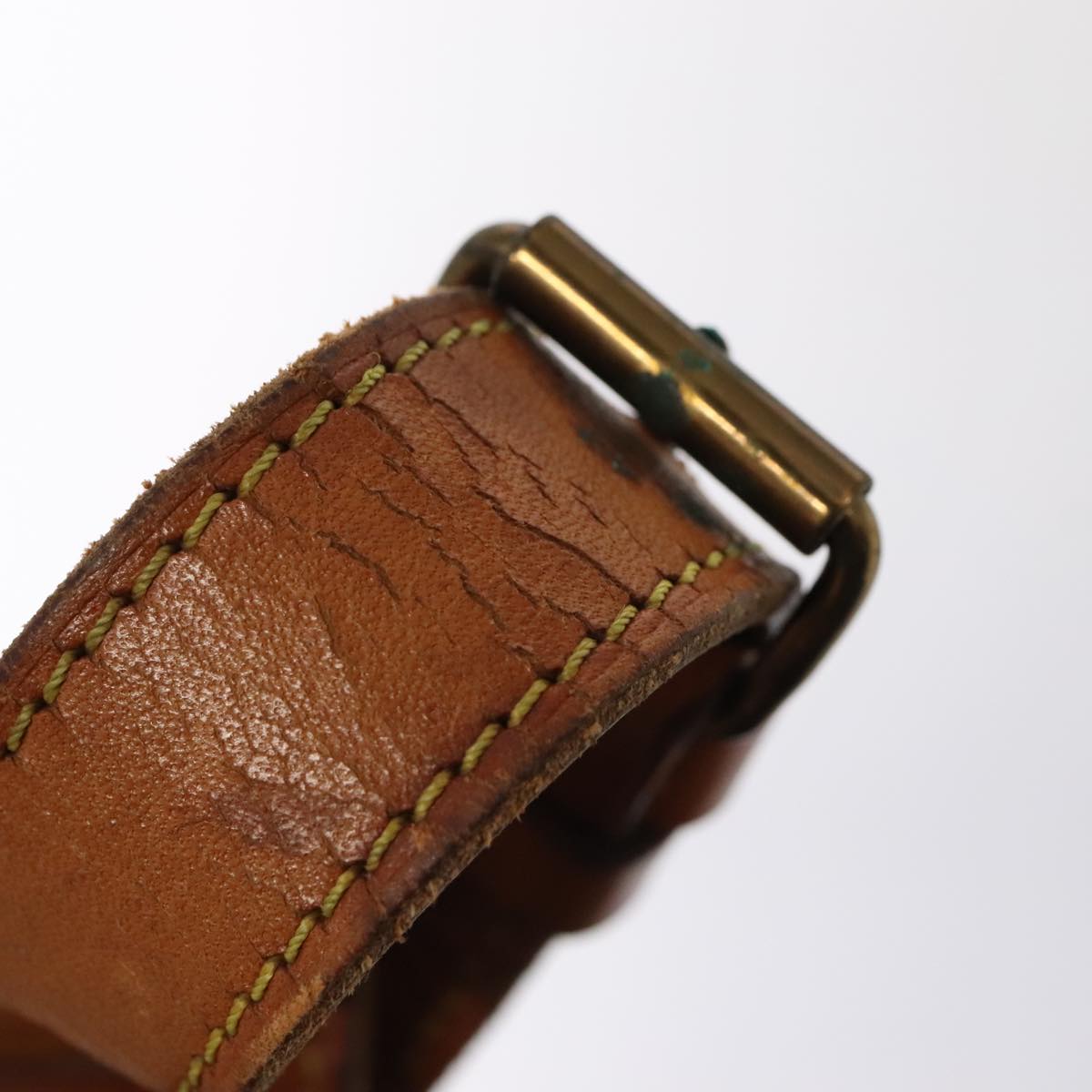 Louis Vuitton Saumur 35, Brown, Canvas, shoulder