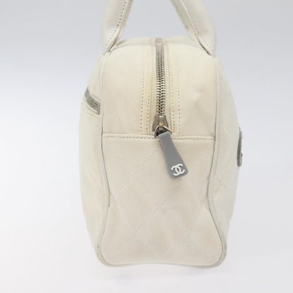 Chanel Chanel, White, Canvas, handbag