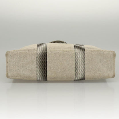 Hermès Fourre tout, Grey, Canvas, handbag