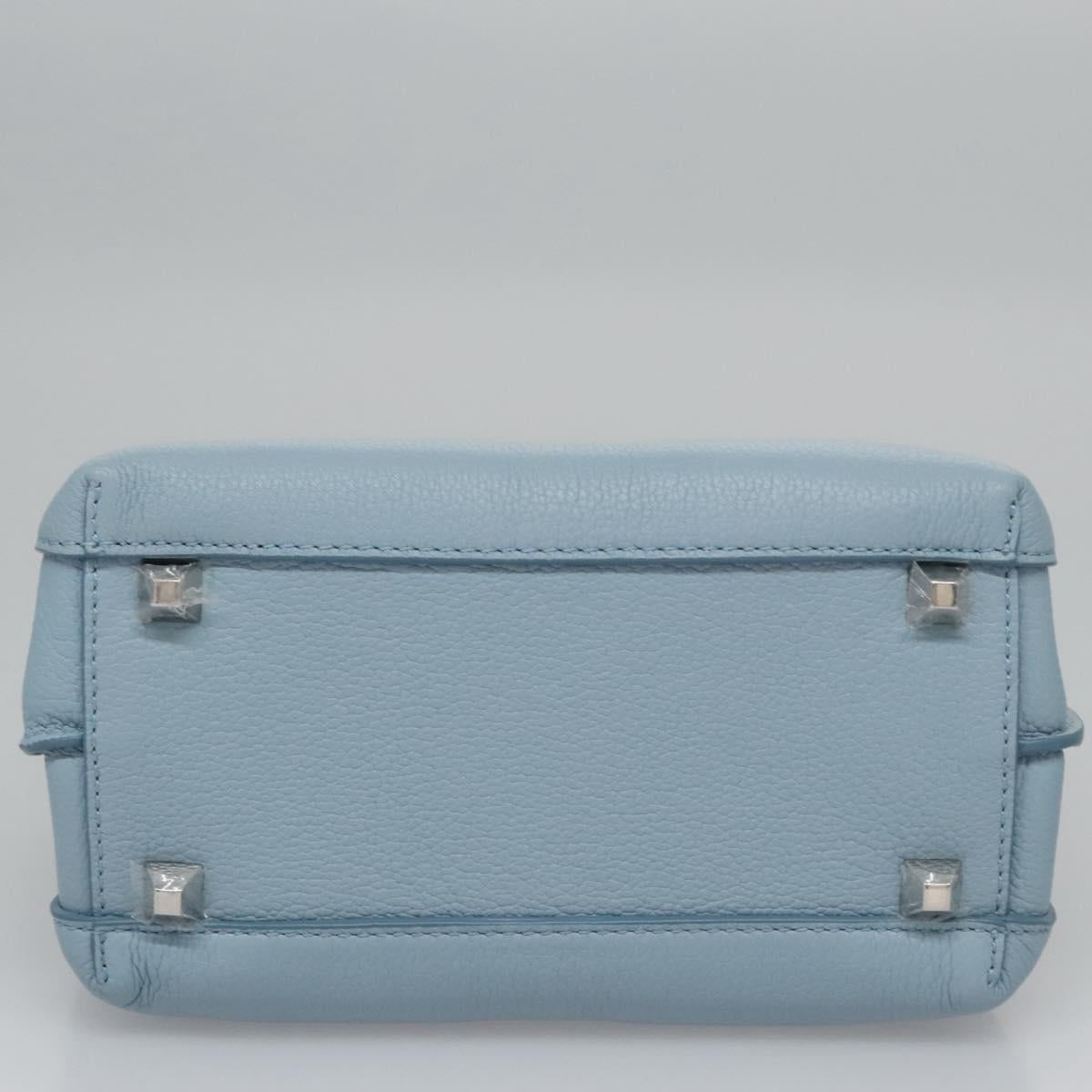 MCM Milla, Blue, Leather, handbag