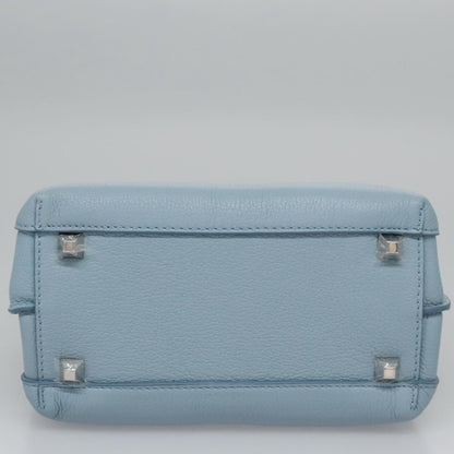 MCM Milla, Blue, Leather, handbag