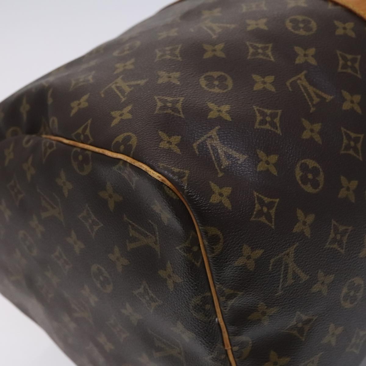 Louis Vuitton Keepall 55, Brown, Canvas, travel