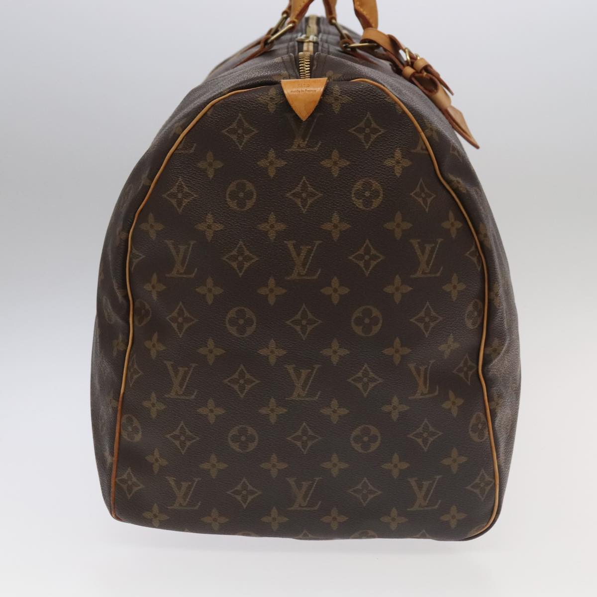 Louis Vuitton Keepall 60, Brown, Canvas, travel