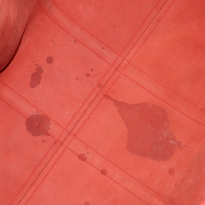 Louis Vuitton Keepall 55, Red, Leather, travel