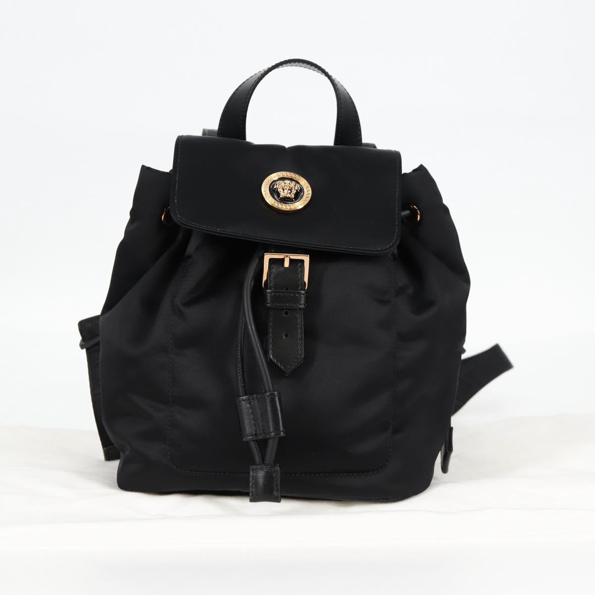 Versace Medusa, Black, NYLON, backpack