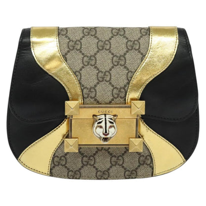 Gucci Osiride, Black, "CANVAS, LEATHER", shoulder