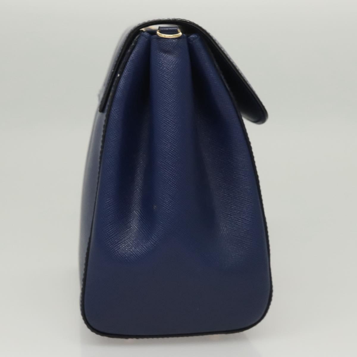 Prada Cleo, Navy, Leather, clutch