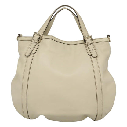Gucci Interlocking G, Beige, Leather, tote