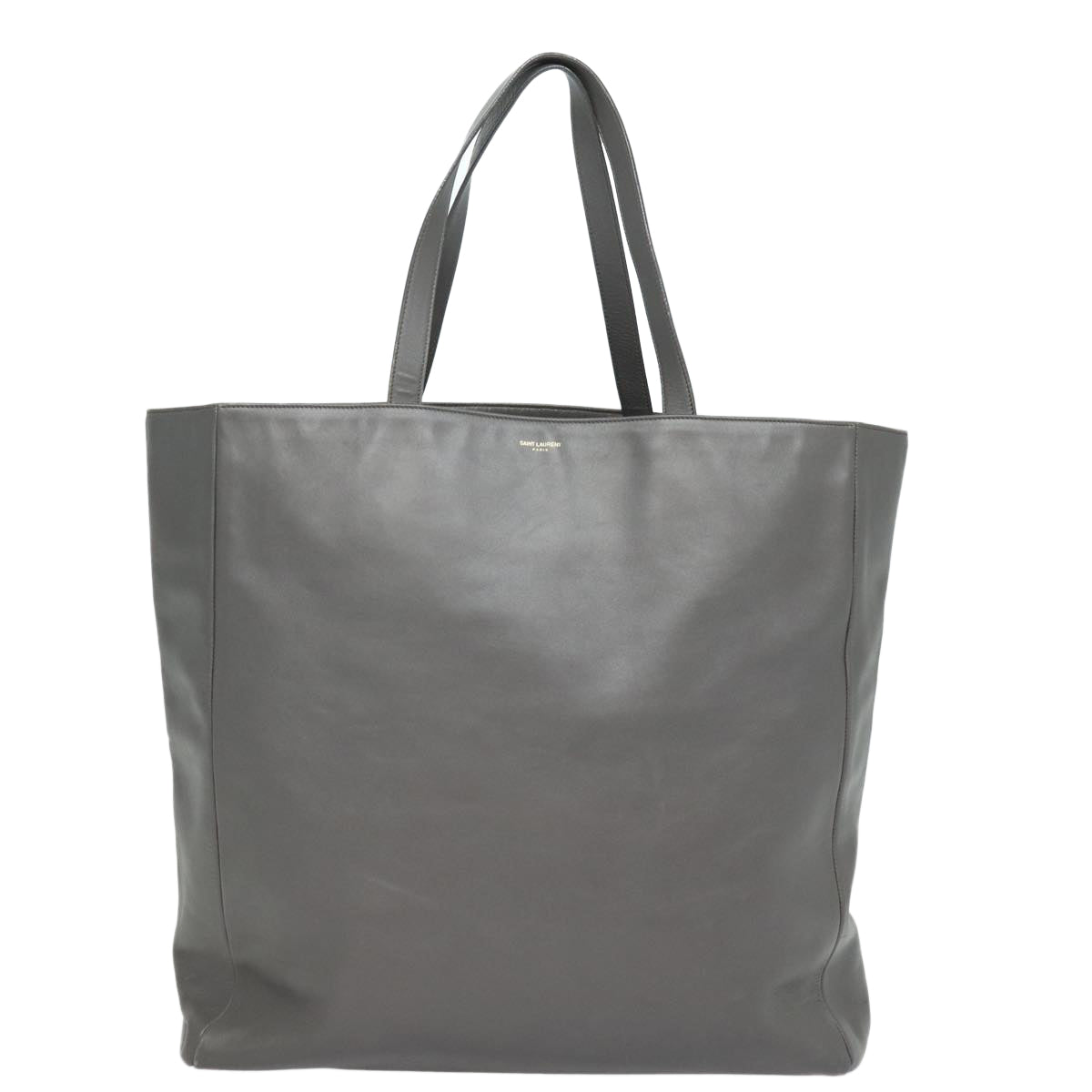 Saint Laurent Reversible, Grey, Leather, tote