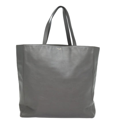 Saint Laurent Reversible, Grey, Leather, tote