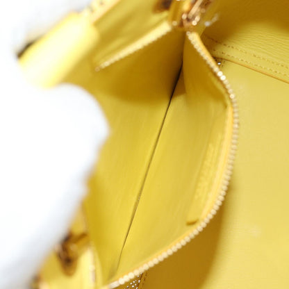 Salvatore Ferragamo Vara, Yellow, Leather, shoulder
