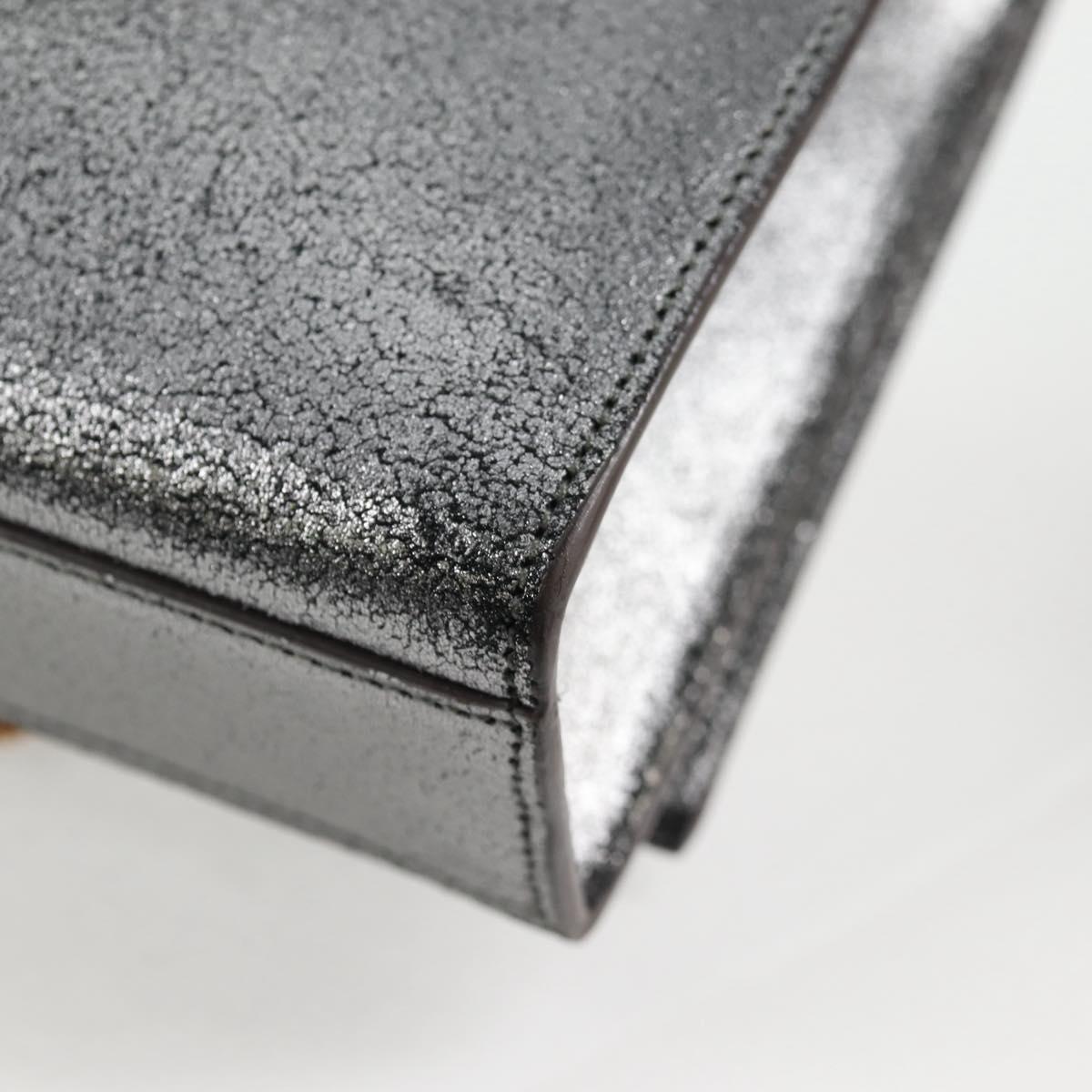 Saint Laurent Kate, Silver, Leather, shoulder