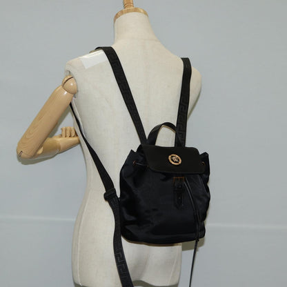 Versace Medusa, Black, NYLON, backpack