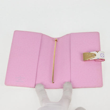 Louis Vuitton Agenda PM, White, Canvas, wallet