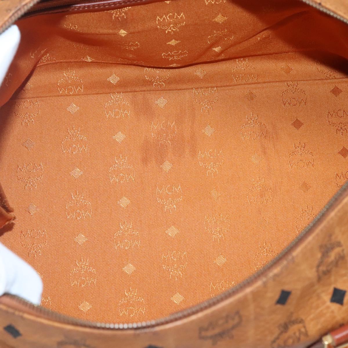 MCM Visetos, Brown, Canvas, travel