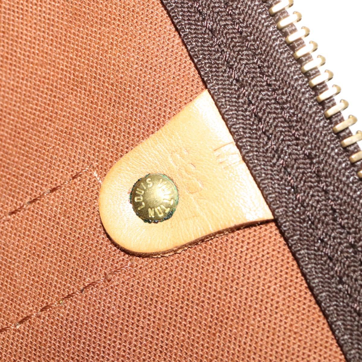Louis Vuitton Keepall 60, Brown, Canvas, travel