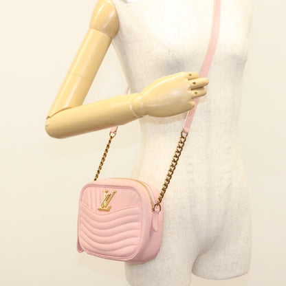 Louis Vuitton New Wave, Pink, Leather, shoulder