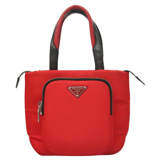 Prada Tessuto, Red, NYLON, tote