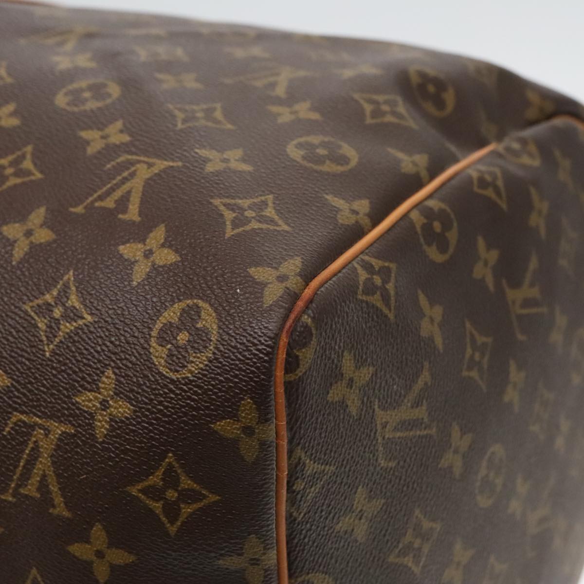 Louis Vuitton Keepall 60, Brown, Canvas, travel