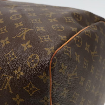 Louis Vuitton Keepall 60, Brown, Canvas, travel