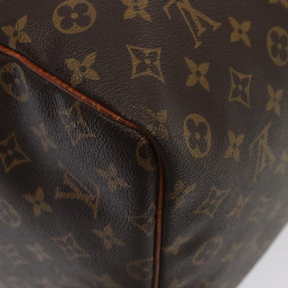 Louis Vuitton Keepall 60, Brown, Canvas, travel