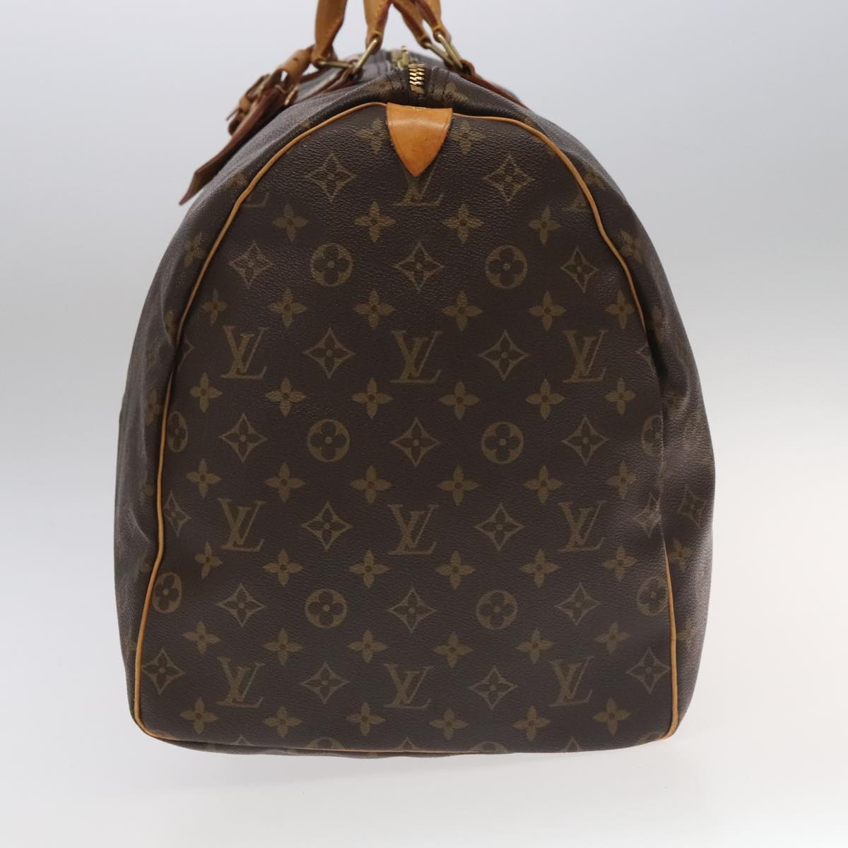 Louis Vuitton Keepall 60, Brown, Canvas, travel