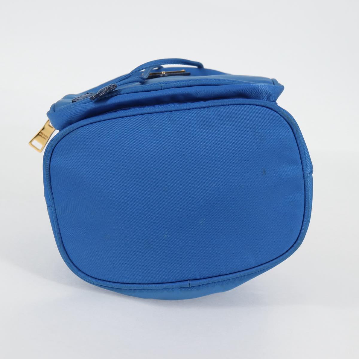 Prada Bucket bag, Blue, NYLON, handbag