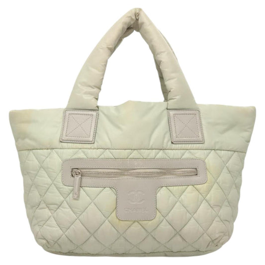 Chanel Coco Cocoon, Grey, NYLON, handbag