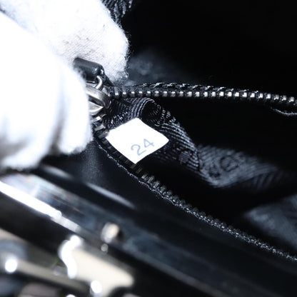 Prada Flame, Black, Leather, handbag