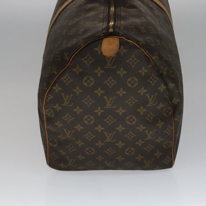 Louis Vuitton Keepall 60, Brown, Canvas, travel