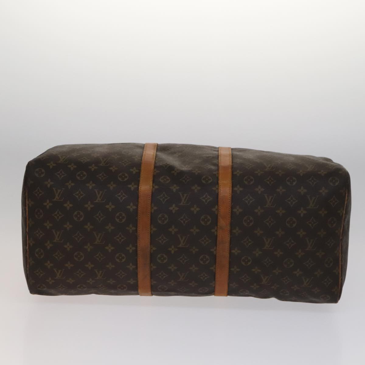 Louis Vuitton Keepall 60, Brown, Canvas, travel