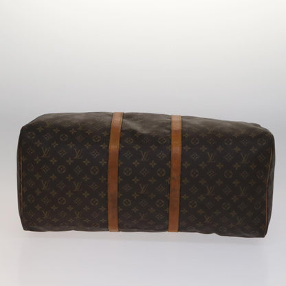 Louis Vuitton Keepall 60, Brown, Canvas, travel