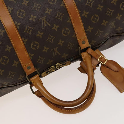 Louis Vuitton Keepall 60, Brown, Canvas, travel