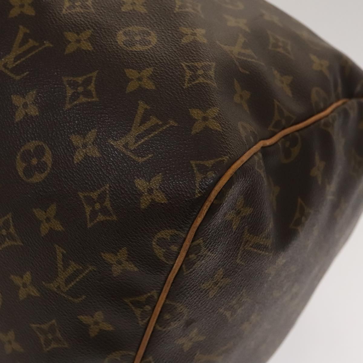 Louis Vuitton Keepall 55, Brown, Canvas, travel
