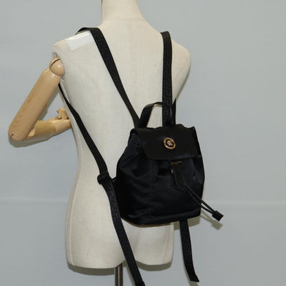 Versace Medusa, Black, NYLON, backpack