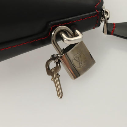 Louis Vuitton Suhari, Black, Leather, handbag