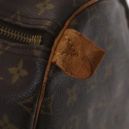 Louis Vuitton Keepall 55, Brown, Canvas, travel