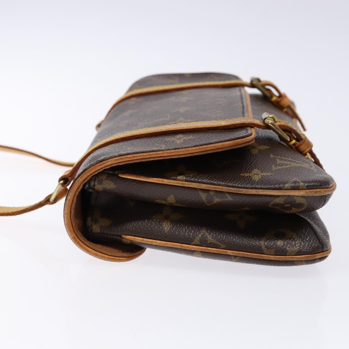 Louis Vuitton Marelle, Brown, Canvas, shoulder