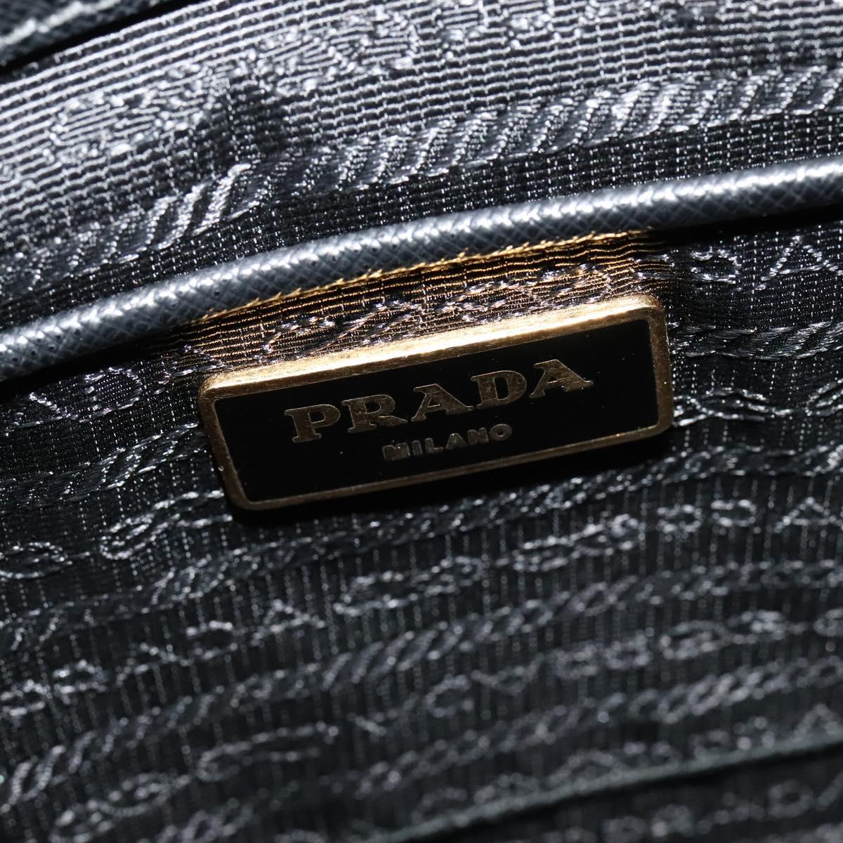Prada Galleria, Black, Leather, handbag